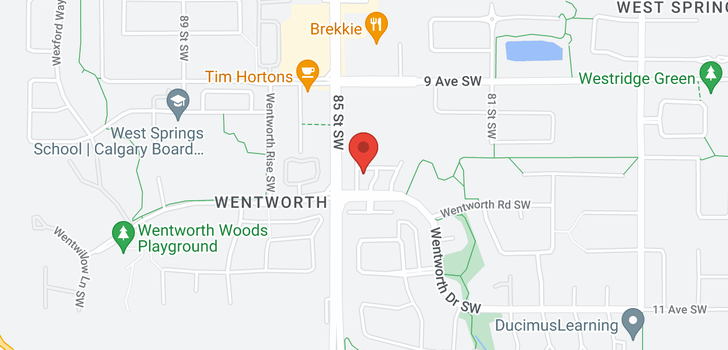 map of #202 8000 WENTWORTH DR SW